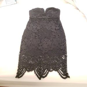 NWT black lace dress